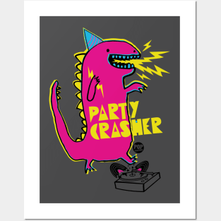 PARTY CRASHER Posters and Art